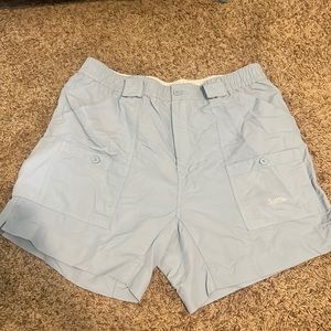 AFTCO light blue original fishing shorts men size 38